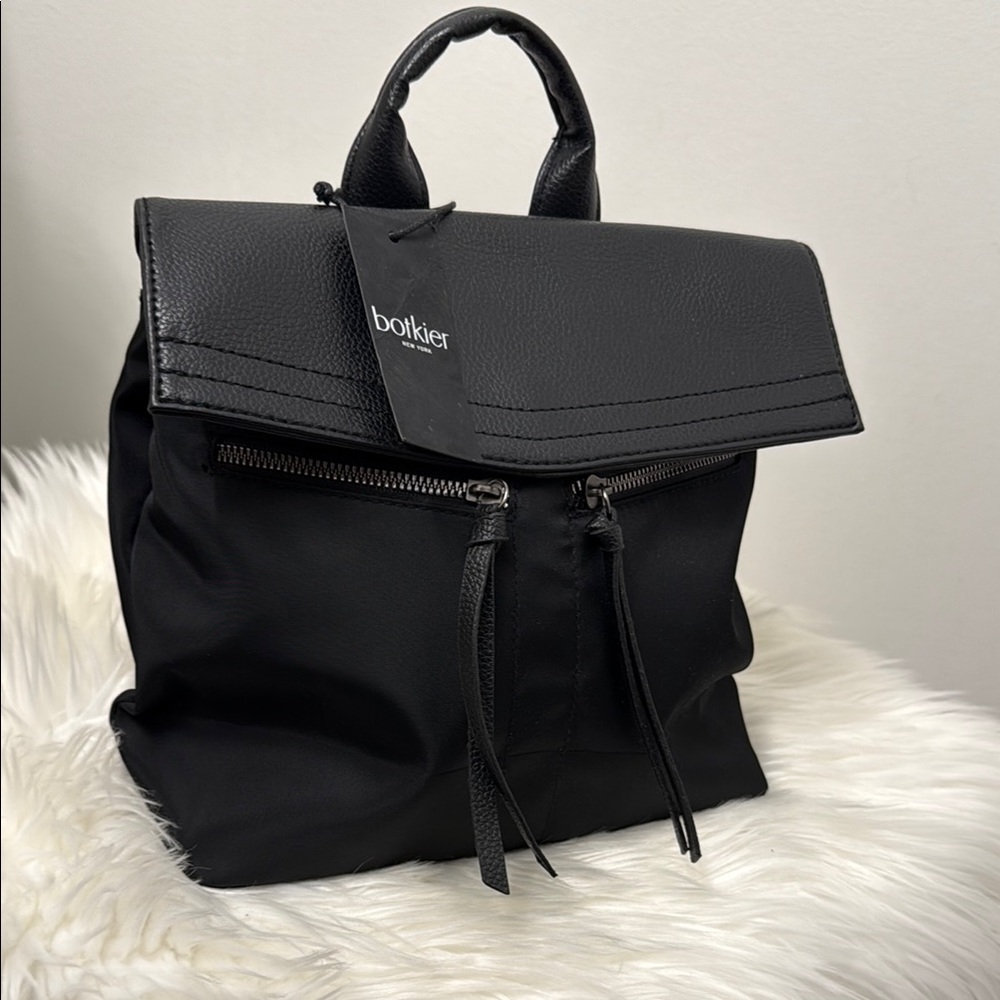 Botkier Sleek Black Backpack